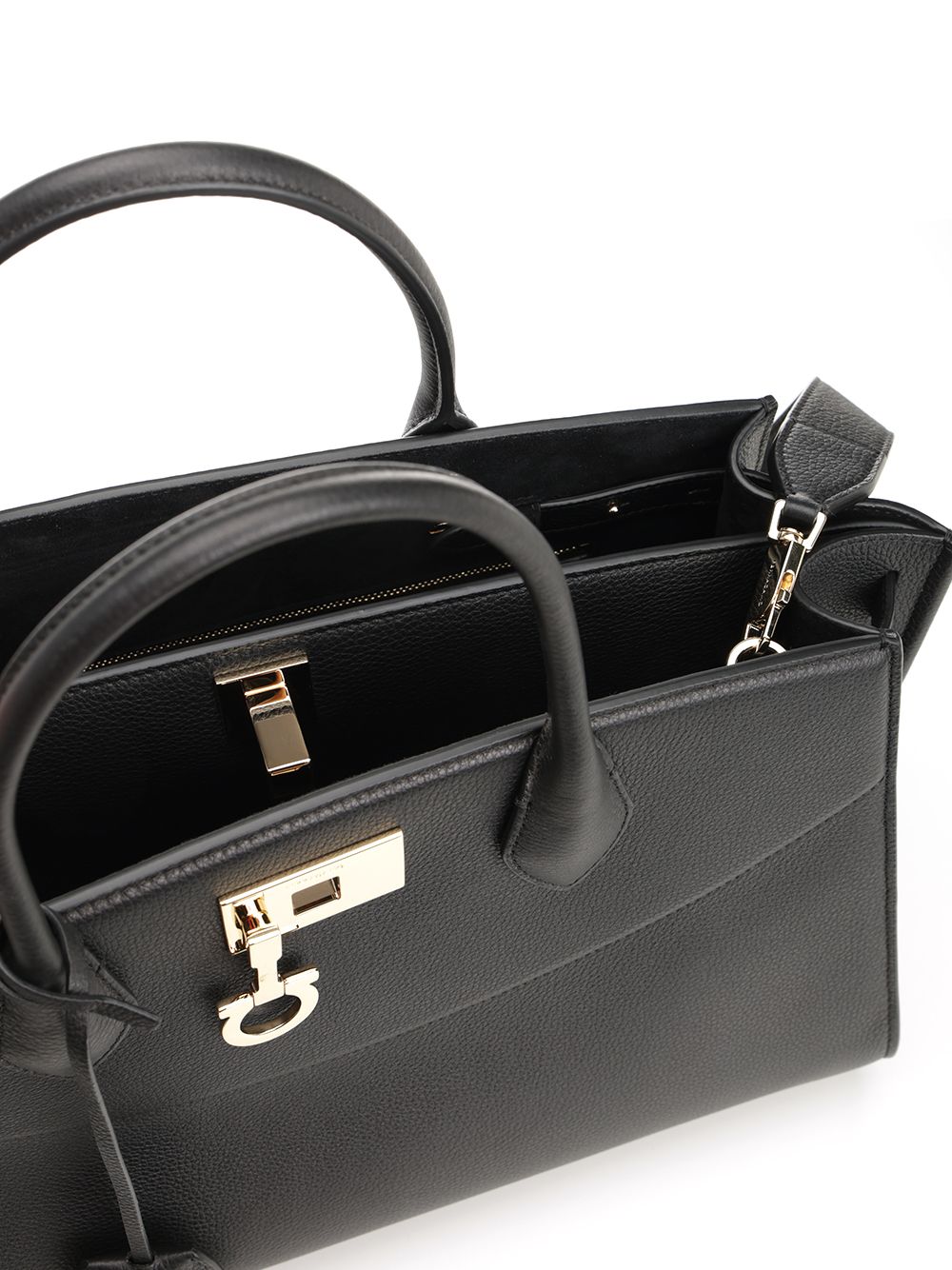 Ferragamo Top Handle Bag Handbags - Black | 477d63f23ae020ab7977fdc98a5ca3b60e354ef2