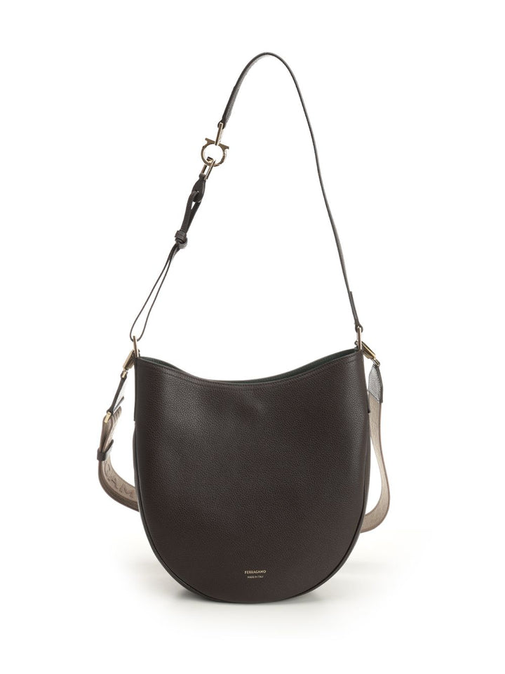 Ferragamo North-South Shoulder Bags - Brown | f8838f81713058949134752cce8054cab726b8e7