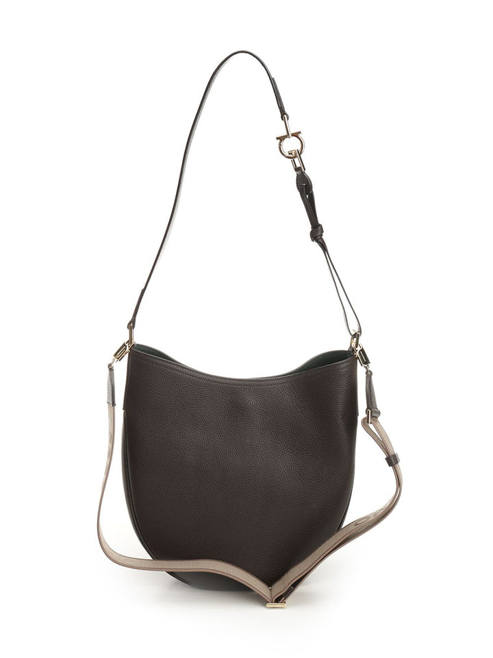 Ferragamo North-South Shoulder Bags - Brown | 34ed4765793df4611de63857c4625537eb2ca742