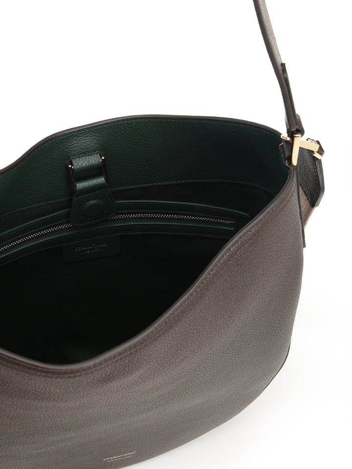 Ferragamo North-South Shoulder Bags - Brown | c7dfebd0ad3c68d97ea965fba1a245ed0bd1271c