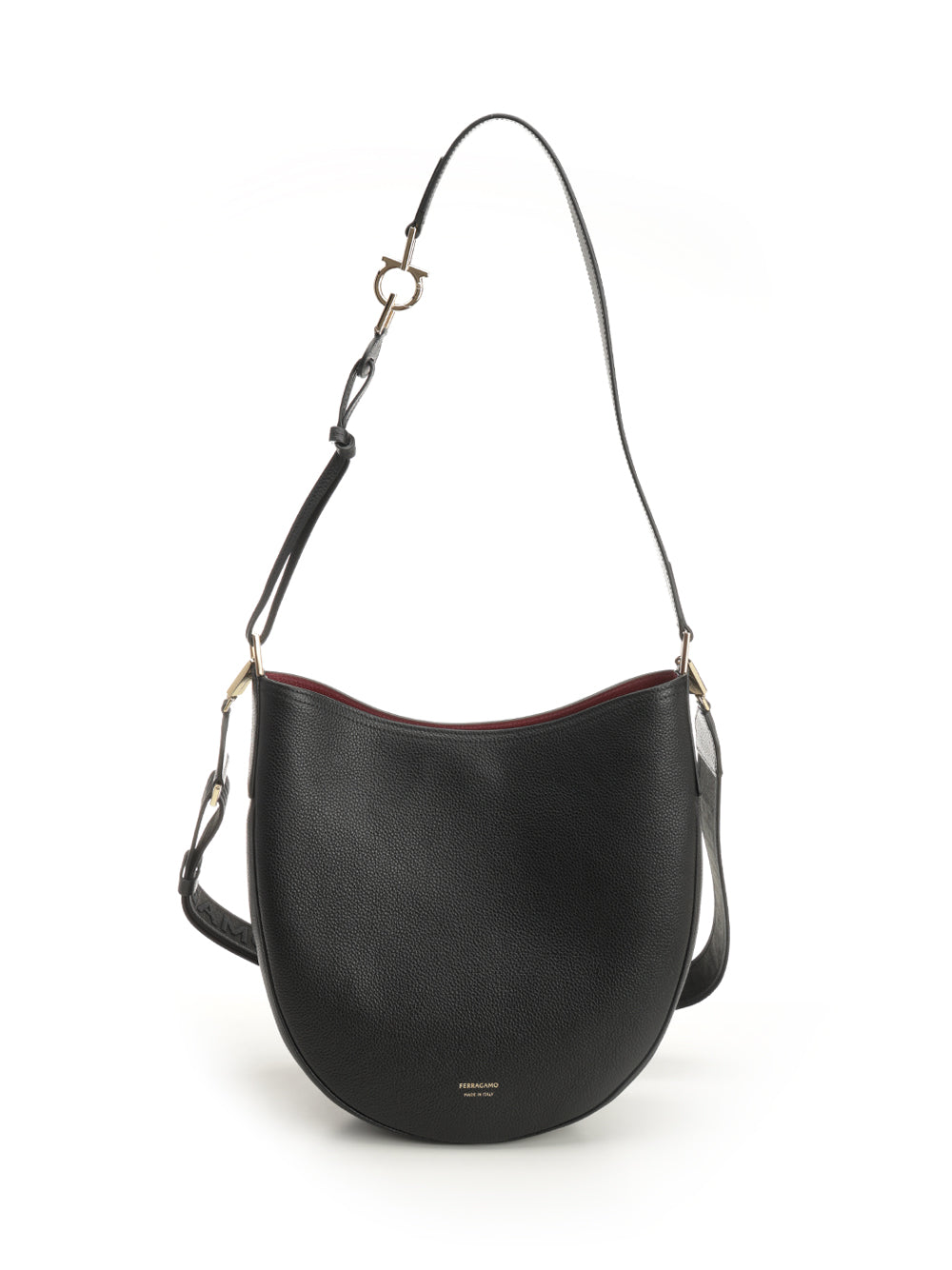 Ferragamo North-South Shoulder Bags - Black | 700cb924922187eb972d8040a219e8345a793b85