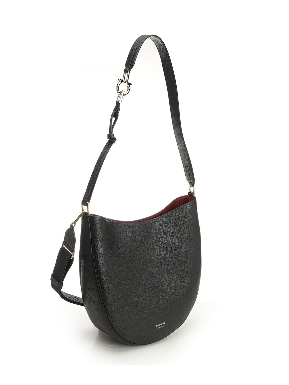 Ferragamo North-South Shoulder Bags - Black | 8f1ae610fa0854caf1c109d3cd932928a9ffbb2b