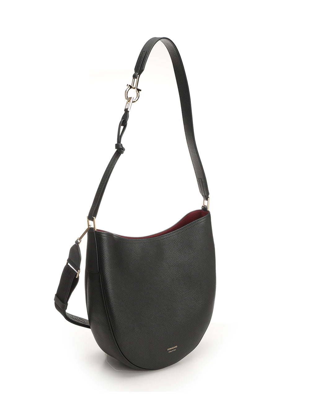 Ferragamo North-South Shoulder Bags - Black | 1a4600f3ea3eed129a2ac5b23b29655fd5006339