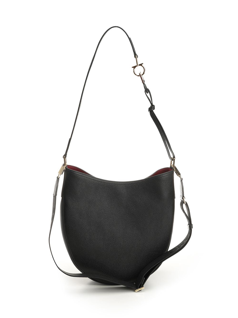 Ferragamo North-South Shoulder Bags - Black | a68891a61df08e39a758ef6282b5f63a576ad432