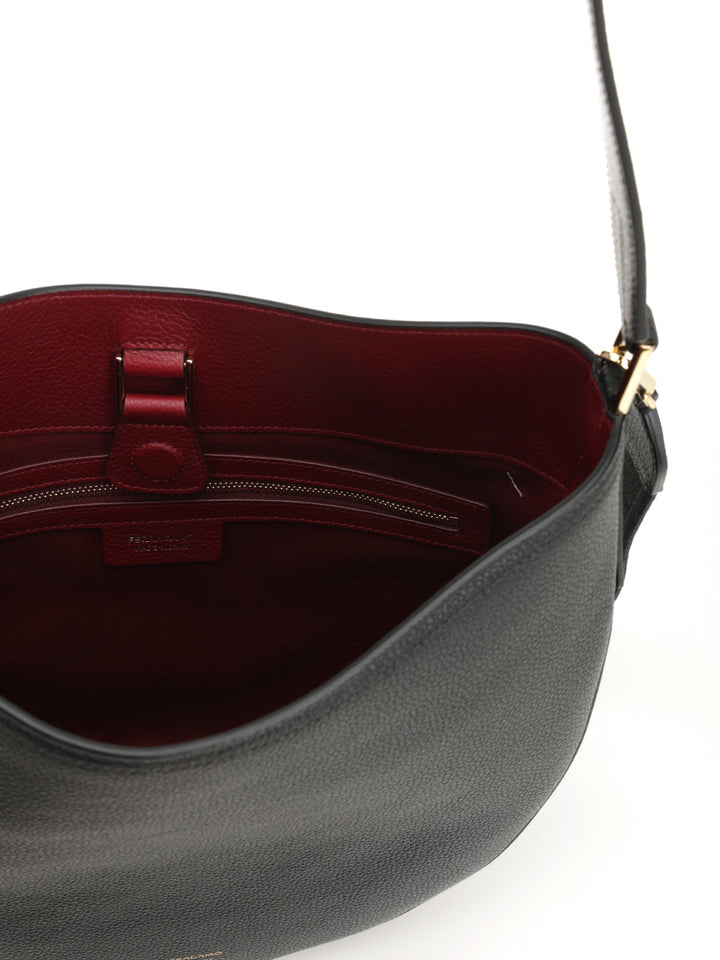 Ferragamo North-South Shoulder Bags - Black | d9bc3487d647dfb815146913214b40b756d320da