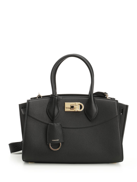 Top Handle Bag Small Handbags Black