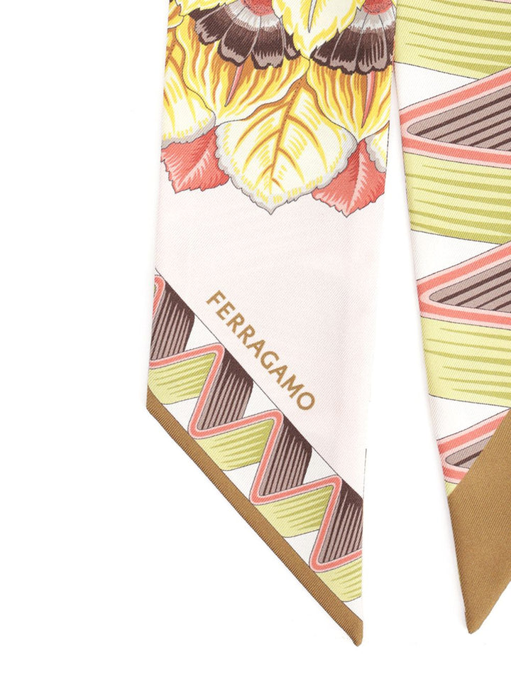 Ferragamo Giada Print Mini Bandeau Scarves And Foulards - Rose | ac7c2fd52e40564e0f215abdff59497163019be5