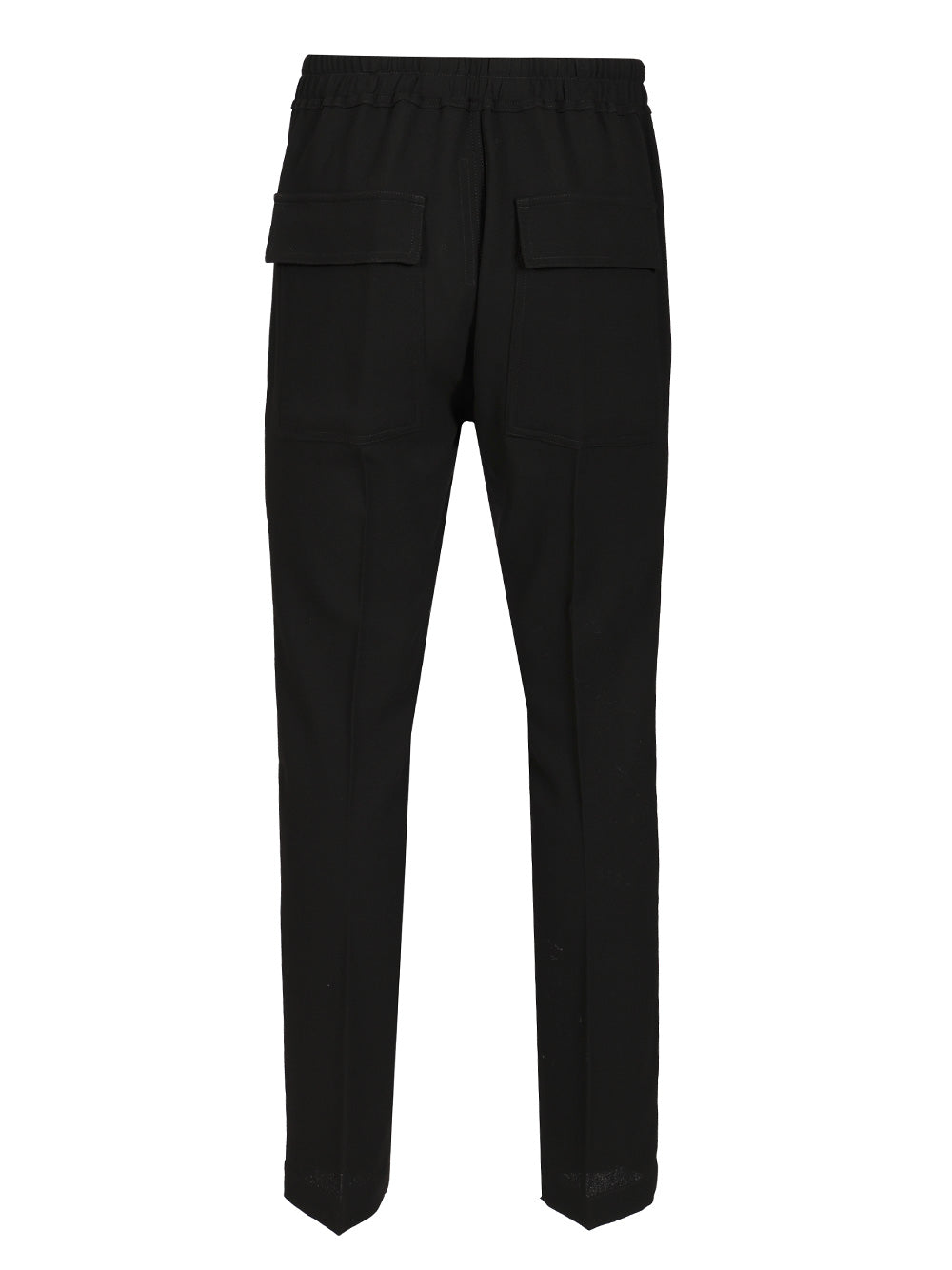 Rick Owens Wool  With Drawstring Trousers - Black | 5ba904f4d1d7e1c2db5cafa4ea37e021fa7ca491