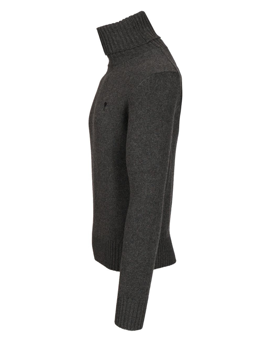 Ami Cashmere Turtleneck Sweater Knitwear - Grey | c1304563fd45c121932efda3a0d556a292b44857