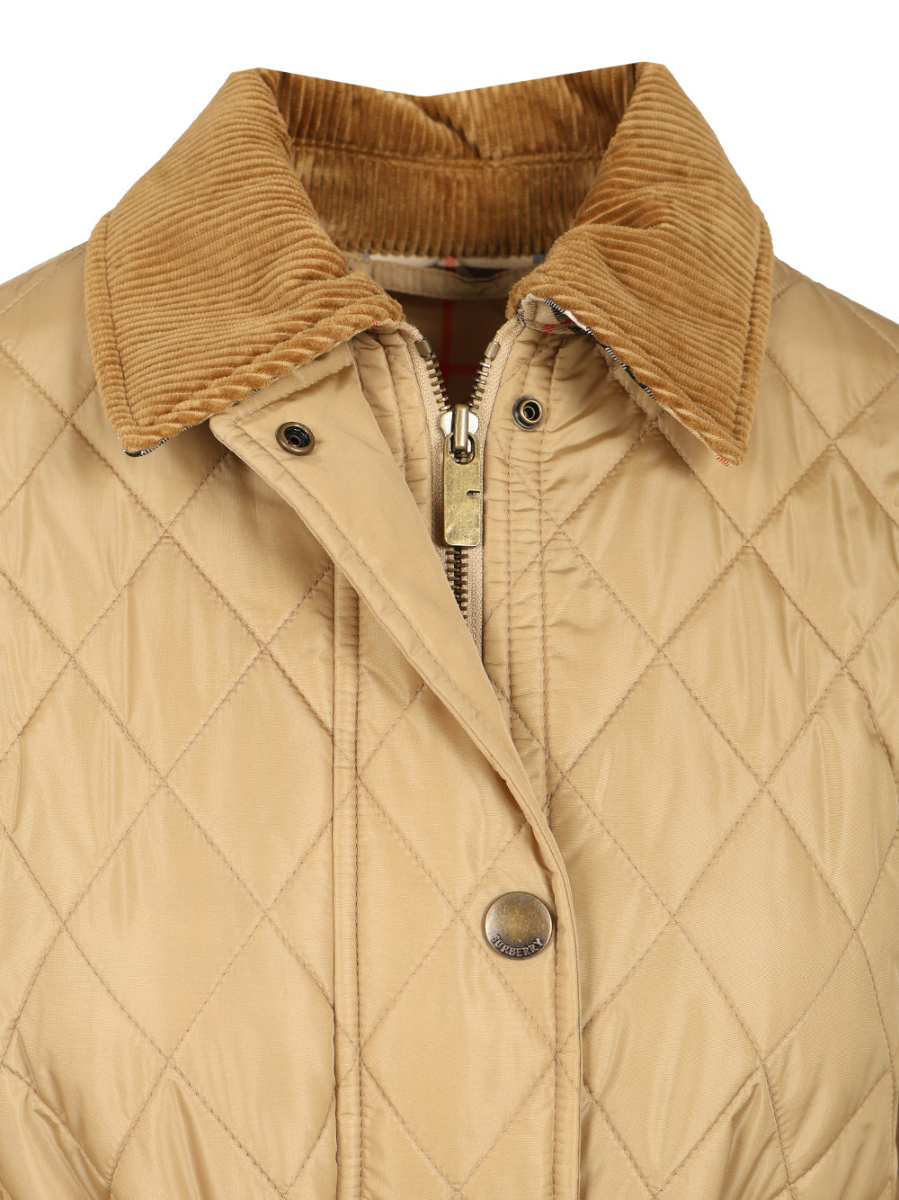 Burberry Nylon Quilted Jacket Jackets - Beige | 451e4dbd7f8f6d8d8d40d15138b8236fae3486e6