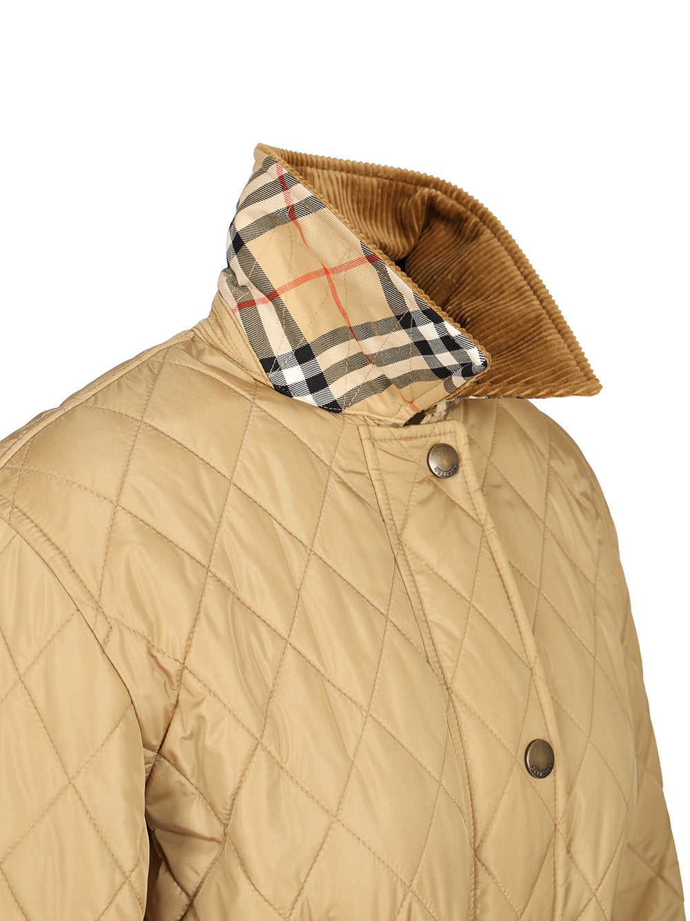 Burberry Nylon Quilted Jacket Jackets - Beige | 587faf5d9dfbe57e37fe2314848f35af5353a194