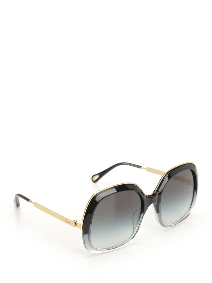 Chloe' Square Sun Glasses - Grey | c1d8dfa7b6b4a620e8cfb089d2565c048ff3ad9d