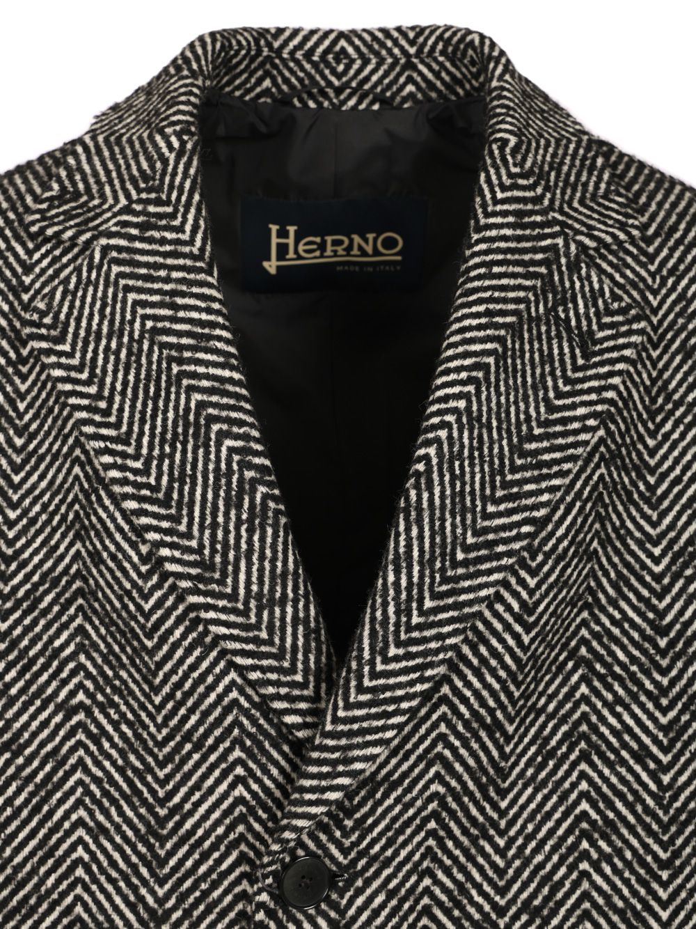 Herno Wool Chevron Coat Coats - Multicolor | 9dbb924a3d18b1d49b6c35c0dd6e39cfc6ca2791