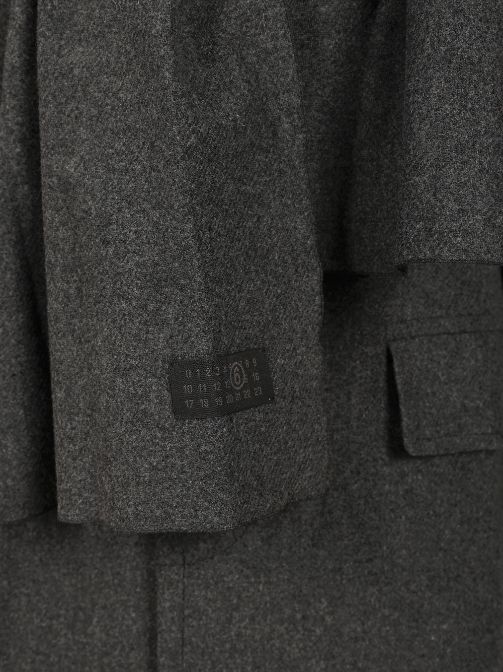 Mm6 Maison Margiela Coat With Scarf Coats - Grey | 315a9fea811371736d9b7adab15553839084100e