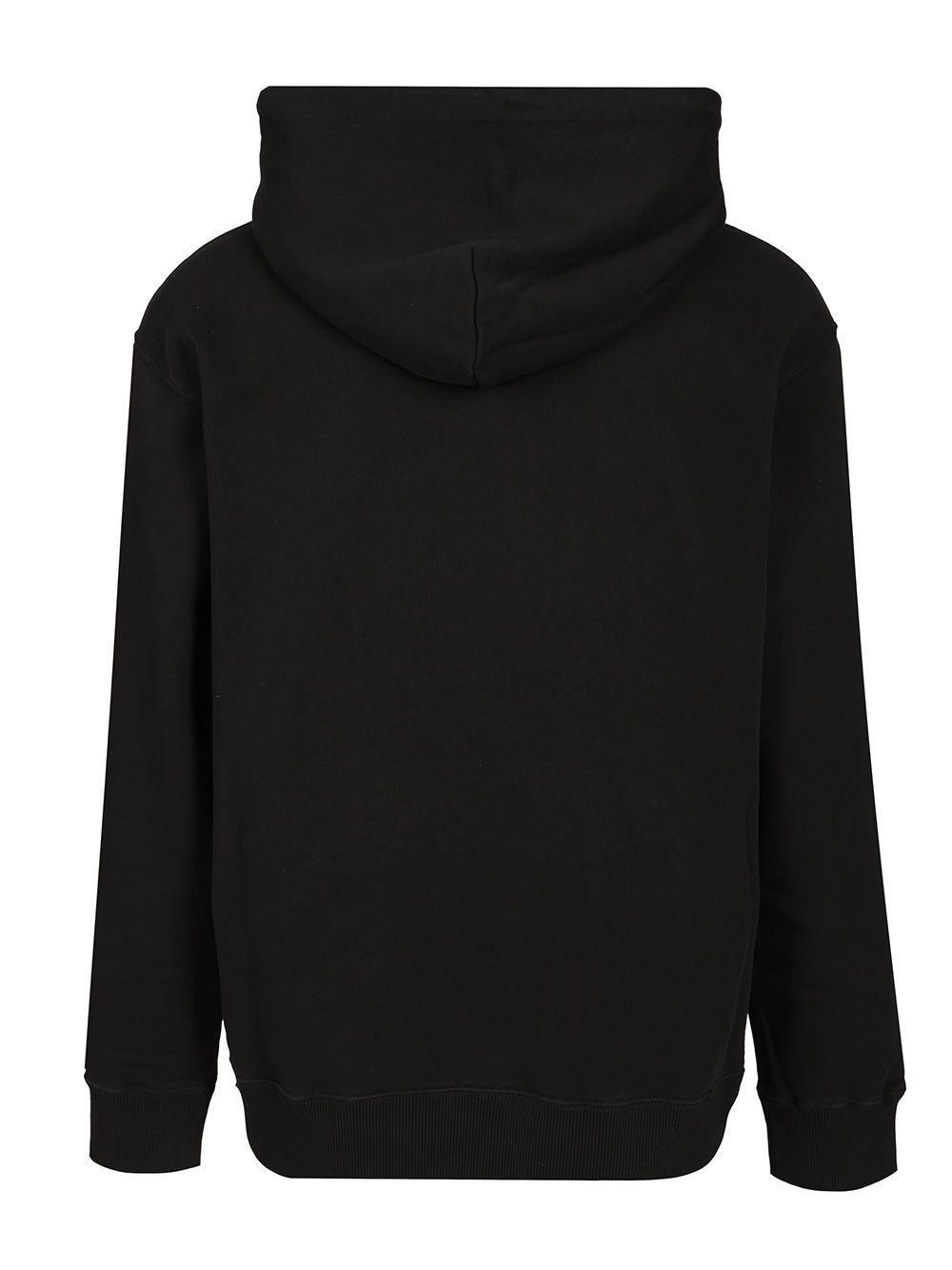 Mm6 Maison Margiela Cotton Hoodie Sweatshirts - Black | 28c1b9143448c8b4685ab9721679e4d5b72430a0