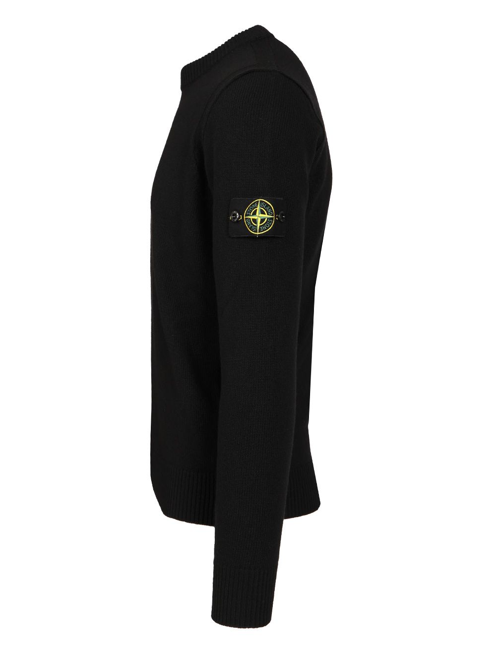 Stone Island Lambswool Crewneck Sweater Knitwear - Black | fee63ef2acddf42052d7463dd7df155f5e66ddca