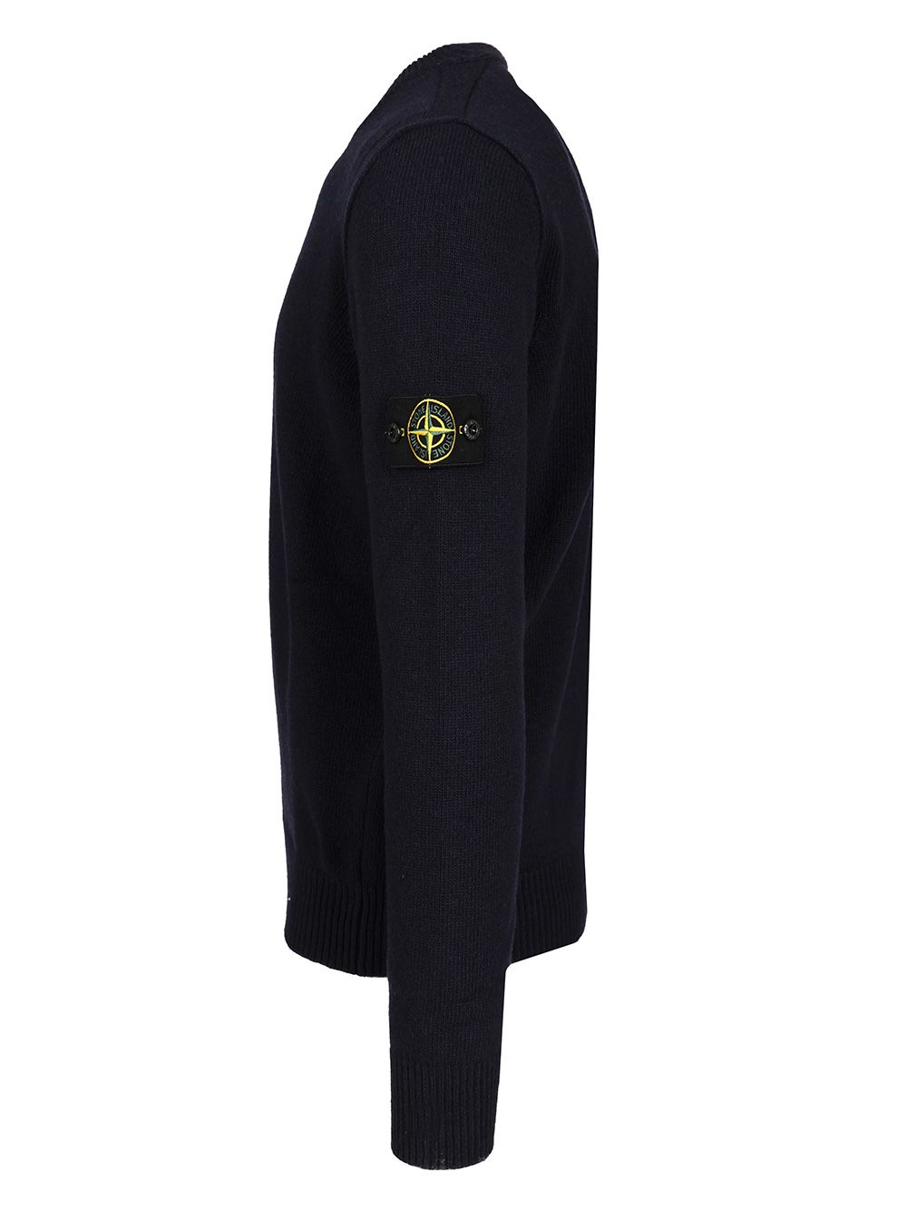 Stone Island Lambswool Crewneck Sweater Knitwear - Blue | cefcd9feee3eb816141a4a3c4d1b0bd942c7205f