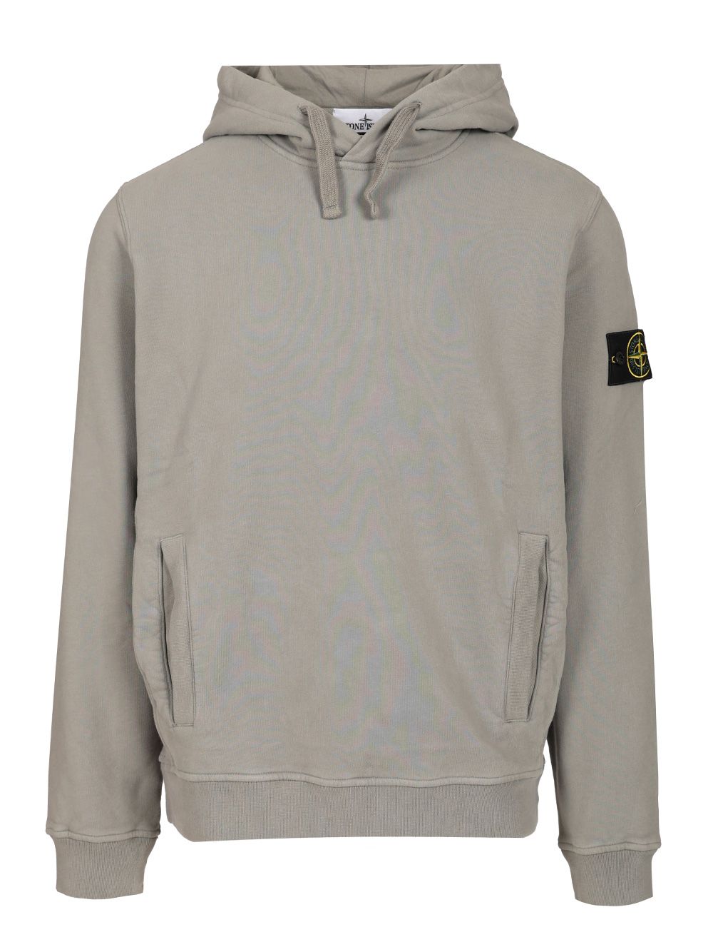 Stone Island Organic Cotton Hoodie Sweatshirts - Grey | 05514f247bb6df25d0cb548b299e86a183a22ed1