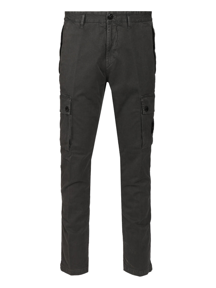 Stone Island Cotton Cargo Pants Trousers - Grey | 17ca286fef7ad49c8b532f6712d1cb2e693f729a