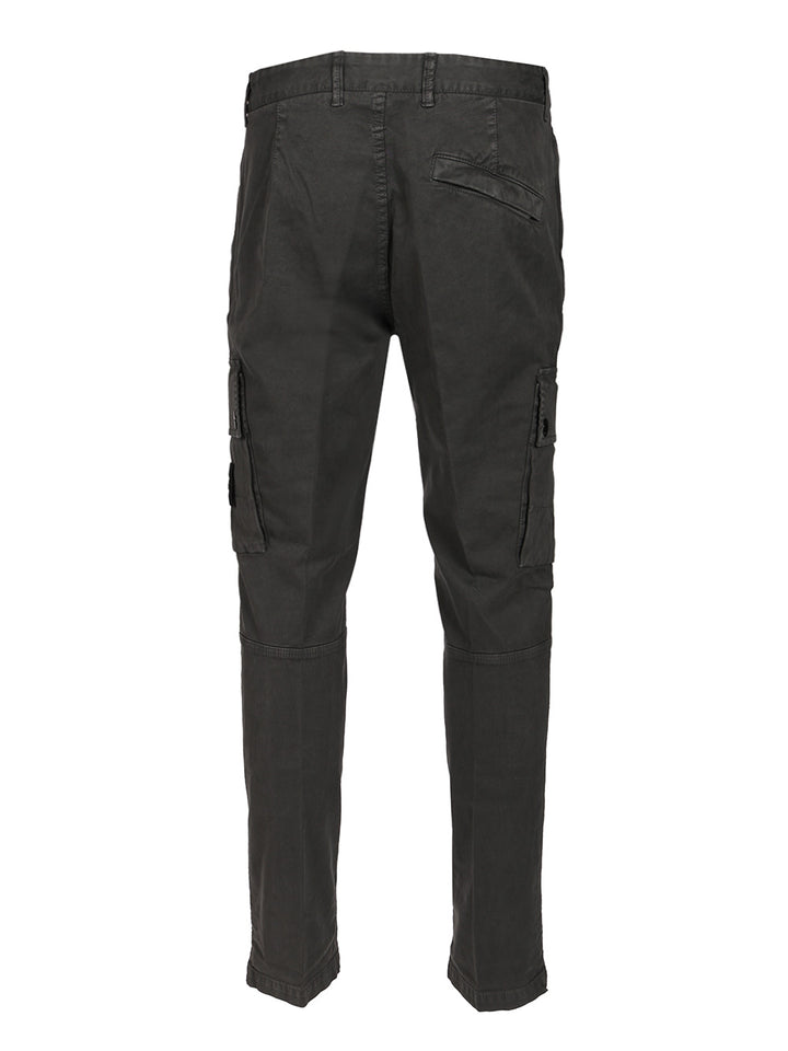 Stone Island Cotton Cargo Pants Trousers - Grey | 961b29b715f6bd036922a6f51b09b4a3bd7f1094