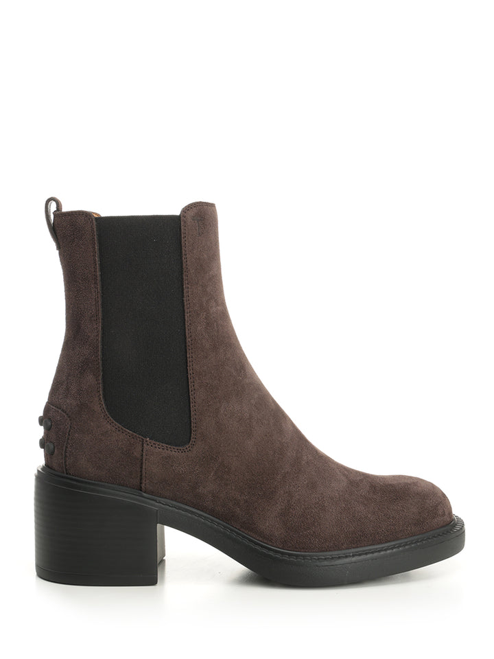 Tod'S Suede Ankle Boot Boots - Brown | 2e9896d7d9344e27dfaffefd415cbf3d892e36f3