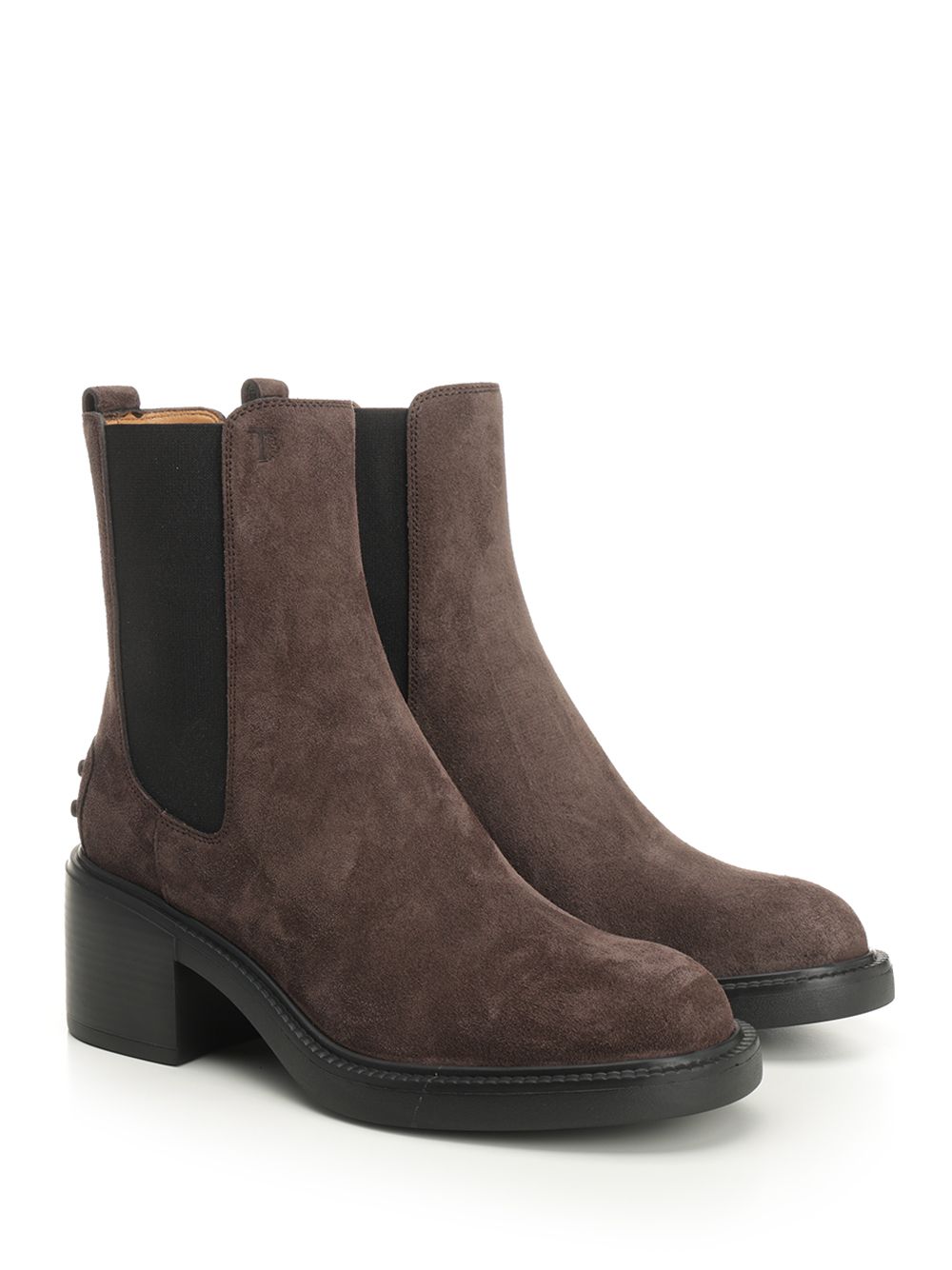 Tod'S Suede Ankle Boot Boots - Brown | 845e169a52268053e72ffc14f2e5e118a15032af
