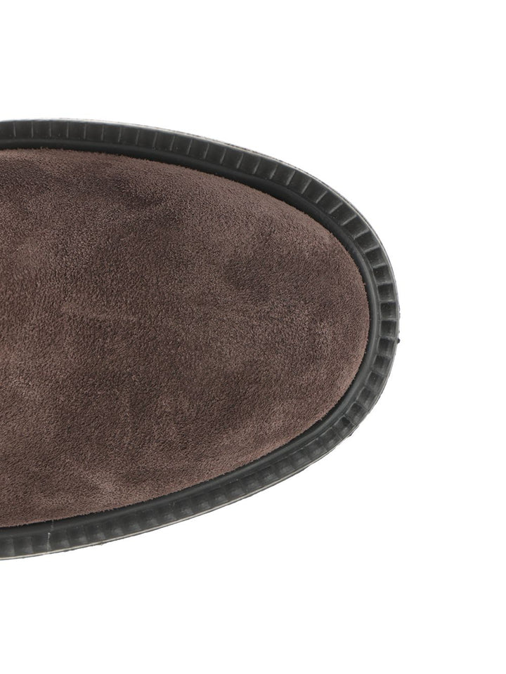 Tod'S Suede Ankle Boot Boots - Brown | f52670b7504178070268581321268f1fc9d41730