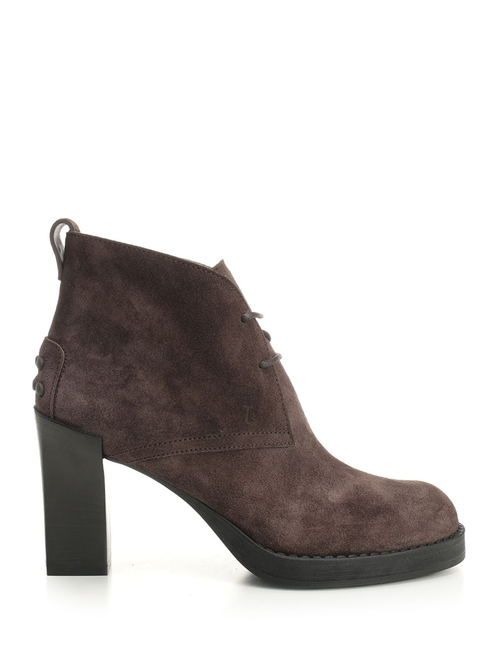 Tod'S Suede Ankle Boot Lace-Up Shoes - Brown | 6b3eb278f37b1bc4f350d39562b815e4a9480e98