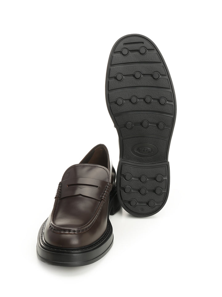Tod'S Leather Loafer Loafers - Black | f21730a451c8a01d8884a2bccc1f1c1390fb1844