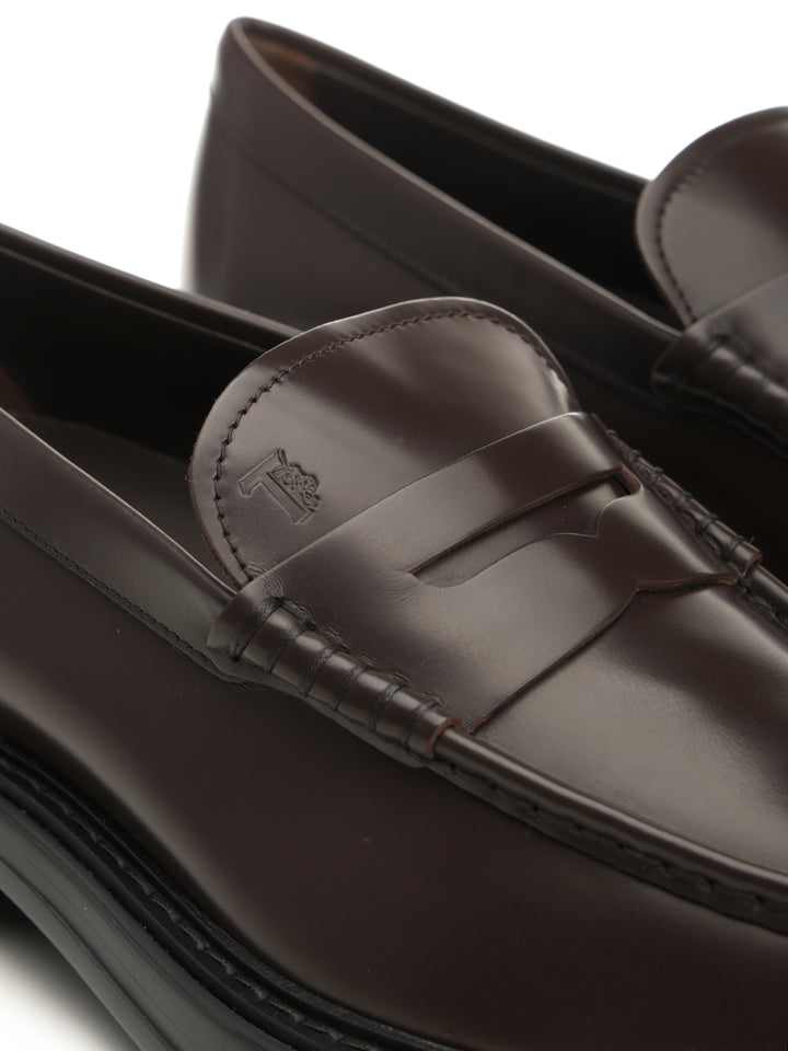 Tod'S Leather Loafer Loafers - Black | 7b6e5c769d2a823b7a4f49b67f18cfe6acea15c4