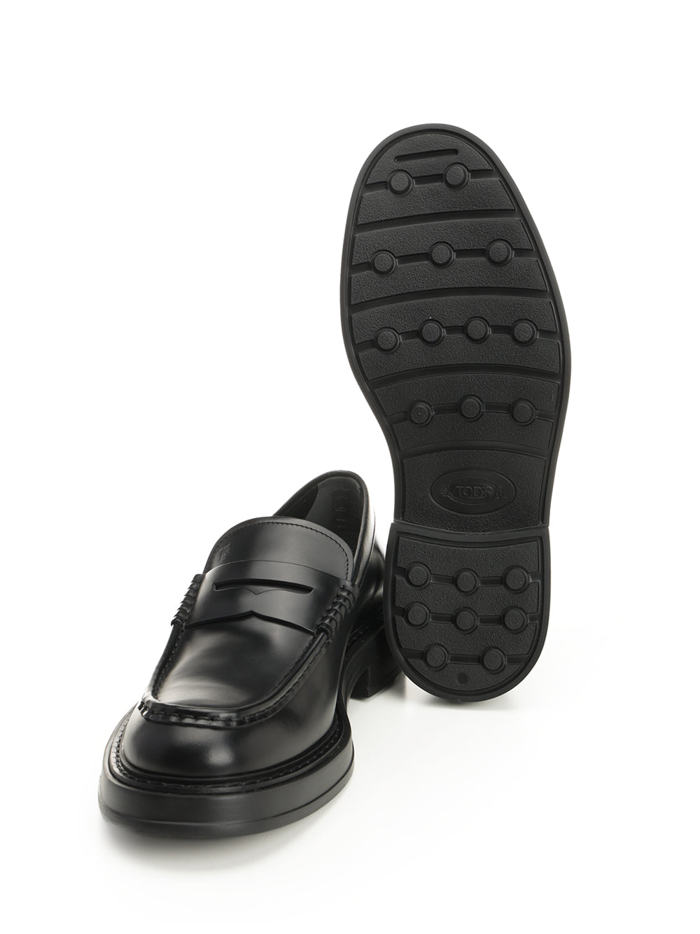 Tod'S Leather Loafer Loafers - Black | a388116733b9896da0c05872f20cf788104a62c4