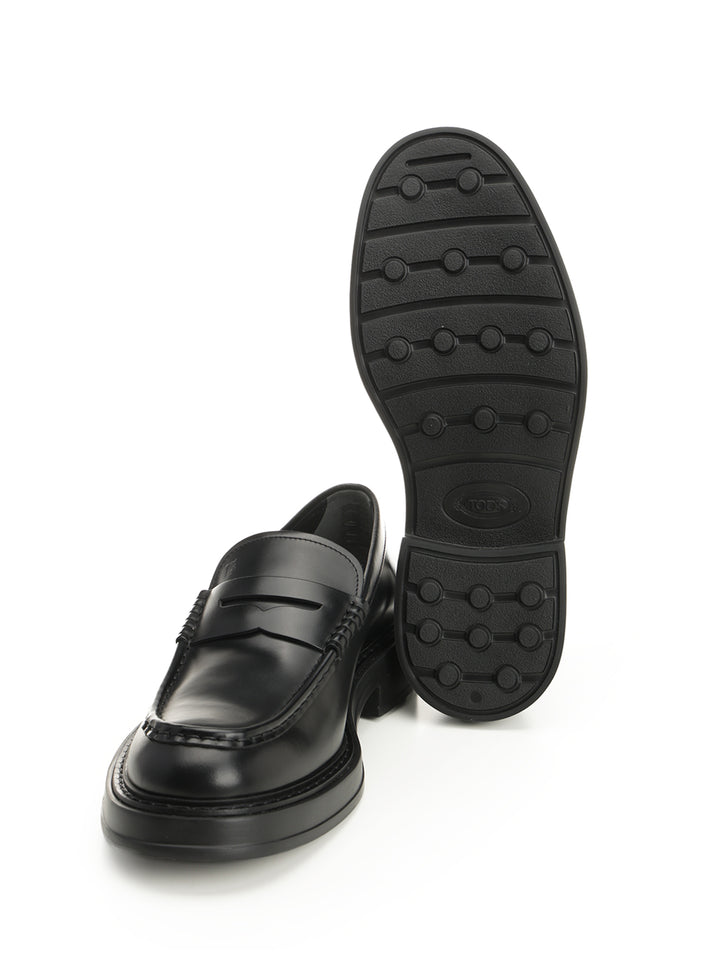 Tod'S Leather Loafer Loafers - Black | a388116733b9896da0c05872f20cf788104a62c4