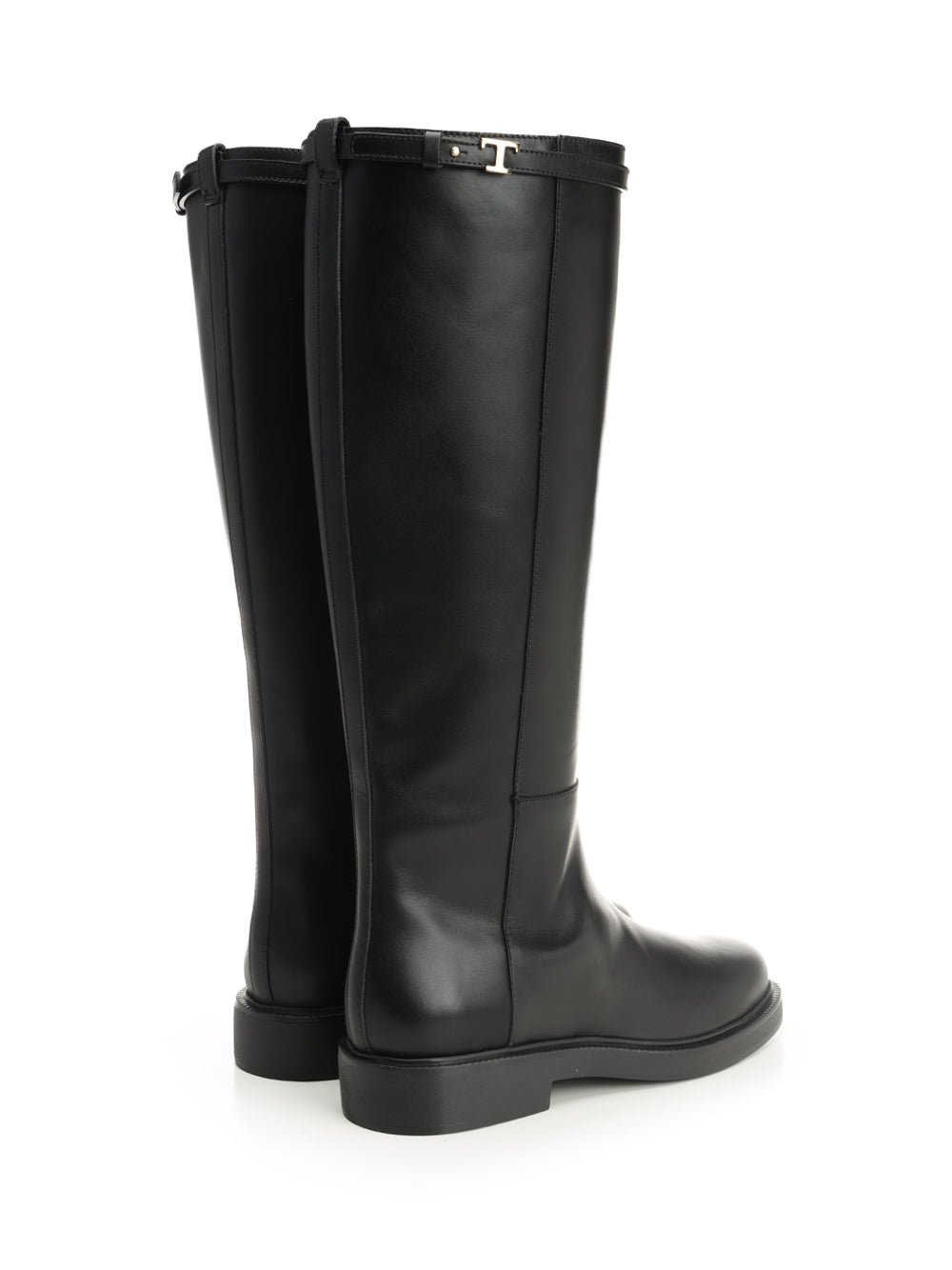 Tod'S Leather Boot Boots - Black | 4819806653f2525eee452844f19a69ff5f254350