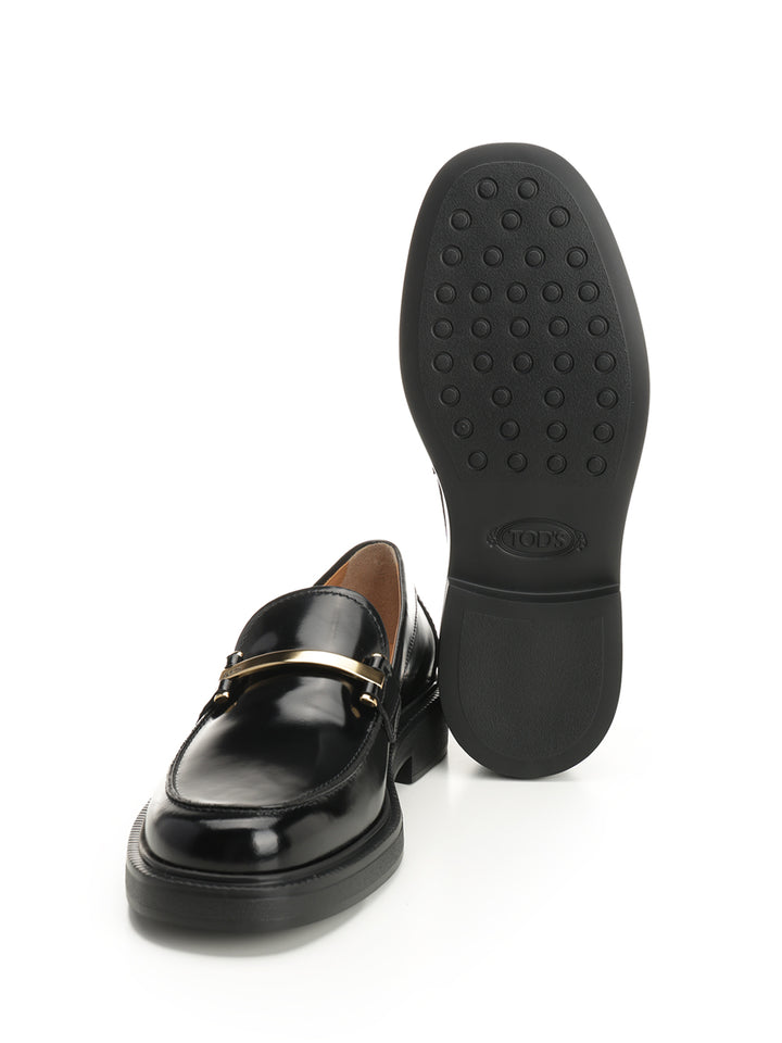 Tod'S Calfskin Loafer Scarpe basse - Black | 1e7a52afcb8a0d3e1d81f50fb3b32cc6a4411f05