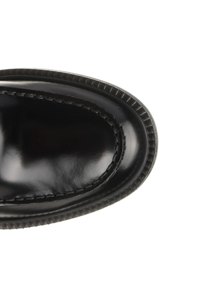 Tod'S Leather Moccasin Loafers - Black | 8d1ac9672d1e53382905fb684cedad713f318751