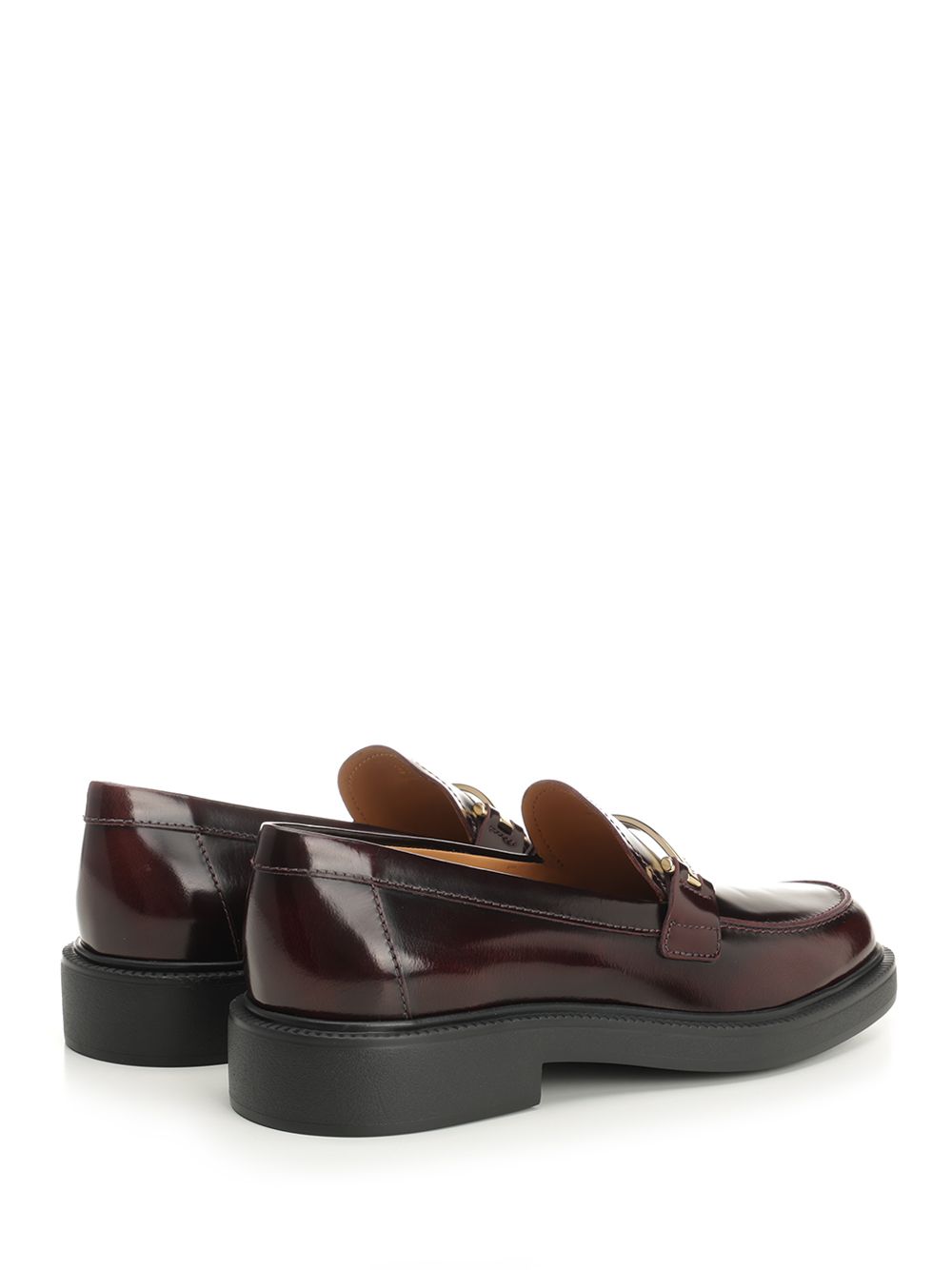 Tod'S Calfskin Loafer Scarpe basse - Bordeaux | fd853b5627e8479bed4f20308bfb5c1129e40469