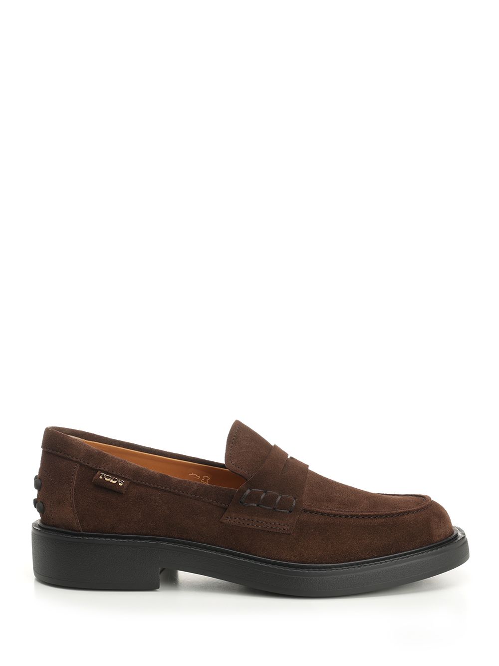 Tod'S Suede Calfskin Loafer Scarpe basse - Brown | 9d6bbb2d836c98cf217f6a4274483f942b73d966