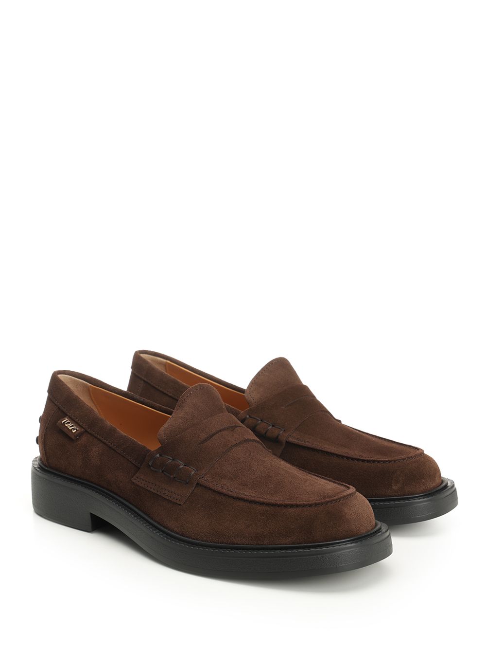 Tod'S Suede Calfskin Loafer Scarpe basse - Brown | 50ce7f6ffbdcc870dd80b3c703e48216f47c2898