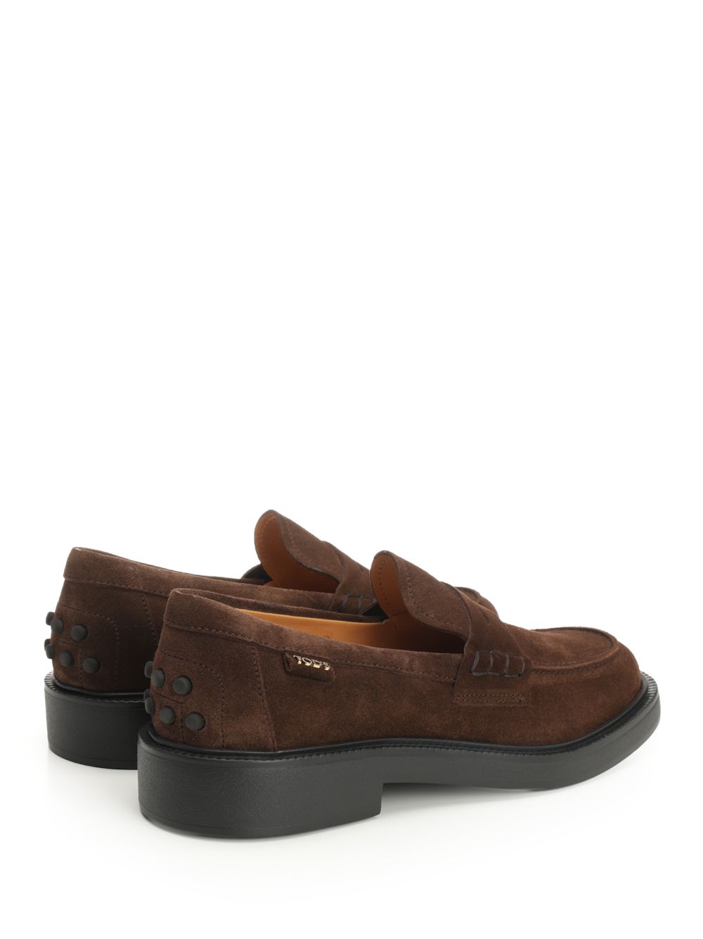 Tod'S Suede Calfskin Loafer Scarpe basse - Brown | 2b701cfb831ebeabc7cab6749ed132813e50155a