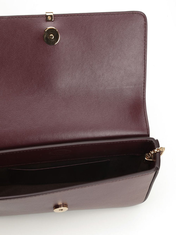 Tod'S Mini Flap Bag Small leather goods - Brown | 0e3a04770a58d4d1dc1feab91e9da7e238ceb7cf