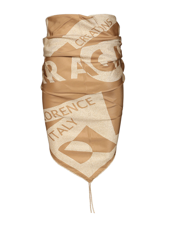 Ferragamo Silk Skirt Pareo Skirts - Beige | 5f22b40a22fe0395d9840760698937e6393f7c48