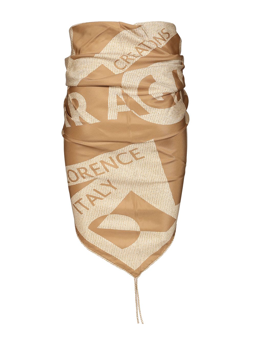 Ferragamo Silk Skirt Pareo Skirts - Beige | 9f3a7dec971b8e7d2636fb337134f0ea5b551067