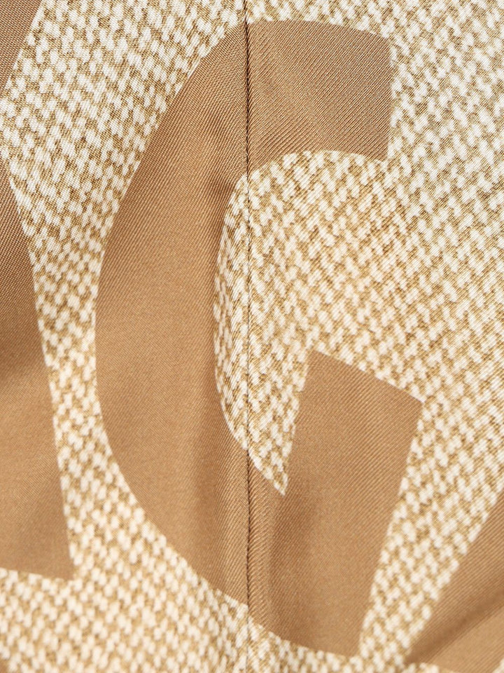 Ferragamo Silk Top Tops - Beige | f306136a066d841a3a0dbaf2917d9c5e29ae4be1