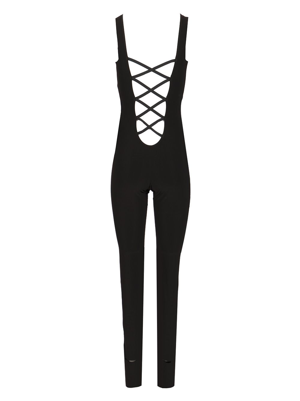 Norma Kamali One-Piece With Cross-Back Details Jewelry - Black | d6f627e89660f64f821fa5699b1005e3e7276e15
