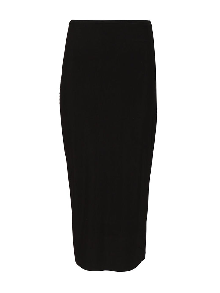 Norma Kamali Straight Skirt Skirts - Black | 01118e8c0bc25f2e75a8af3bd2eb3d4af80a77b6