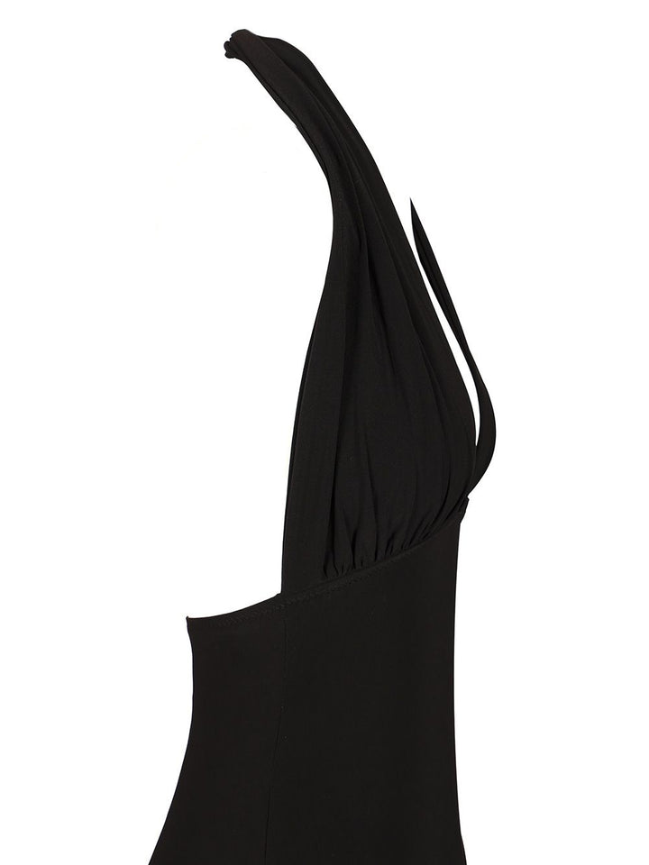 Norma Kamali Straight Leg Jumpsuit Jewelry - Black | 44397f71a4cff16ceaf0b87f53a7bdfef6d14c51
