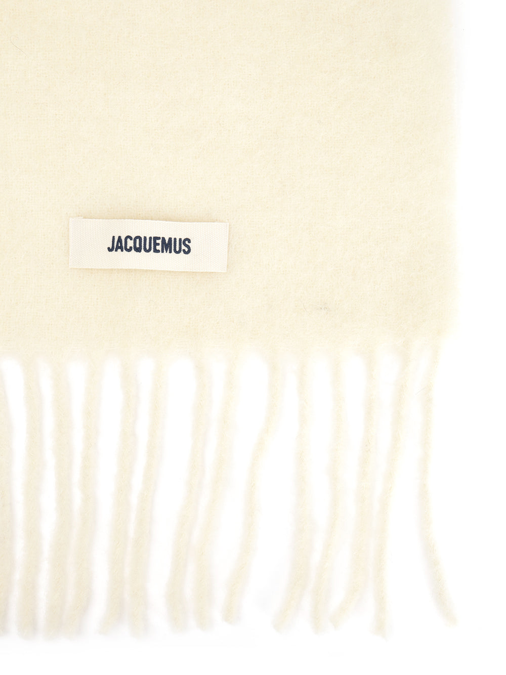 Jacquemus Wool Blend Scarf Scarves And Foulards - White | c63d67c29b881fcae74319e4e81f675313b8833d