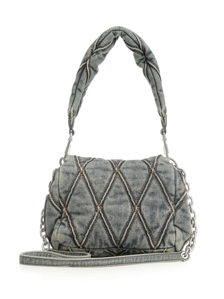 Diesel Charm-D Shoulder Bags - Blue | 8e6c34da50d23f7e955dd6d48821576da89bc7ef