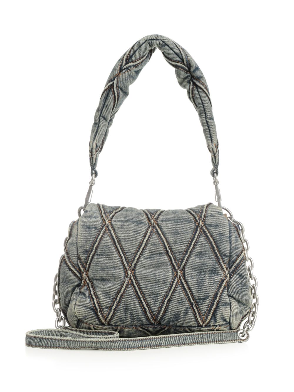 Diesel Charm-D Shoulder Bags - Black | 8e6c34da50d23f7e955dd6d48821576da89bc7ef