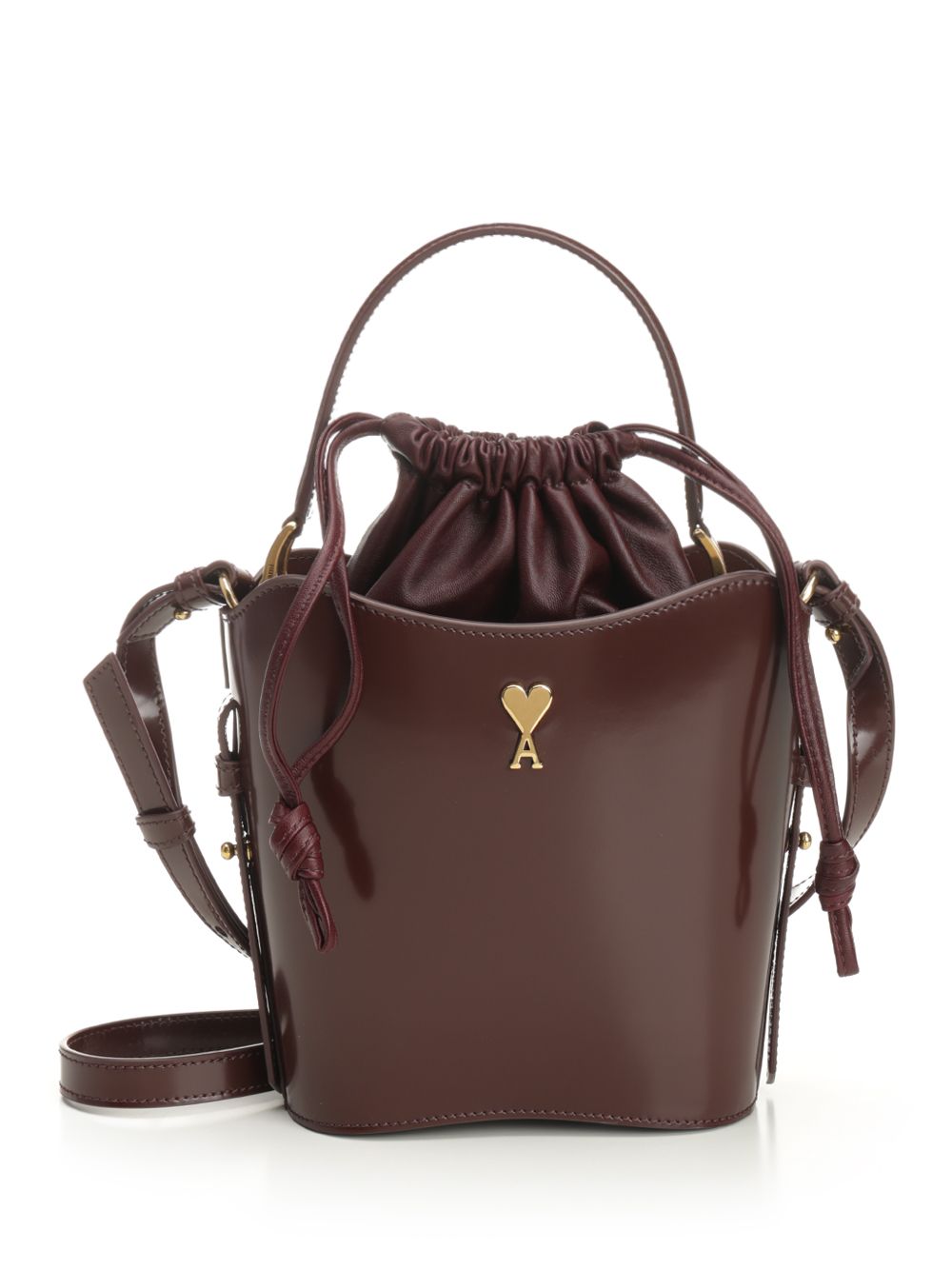 Ami Paris Paris Handbags - Bordeaux | 30a510cce57561de0ecfef7f105d15b4e6037a78